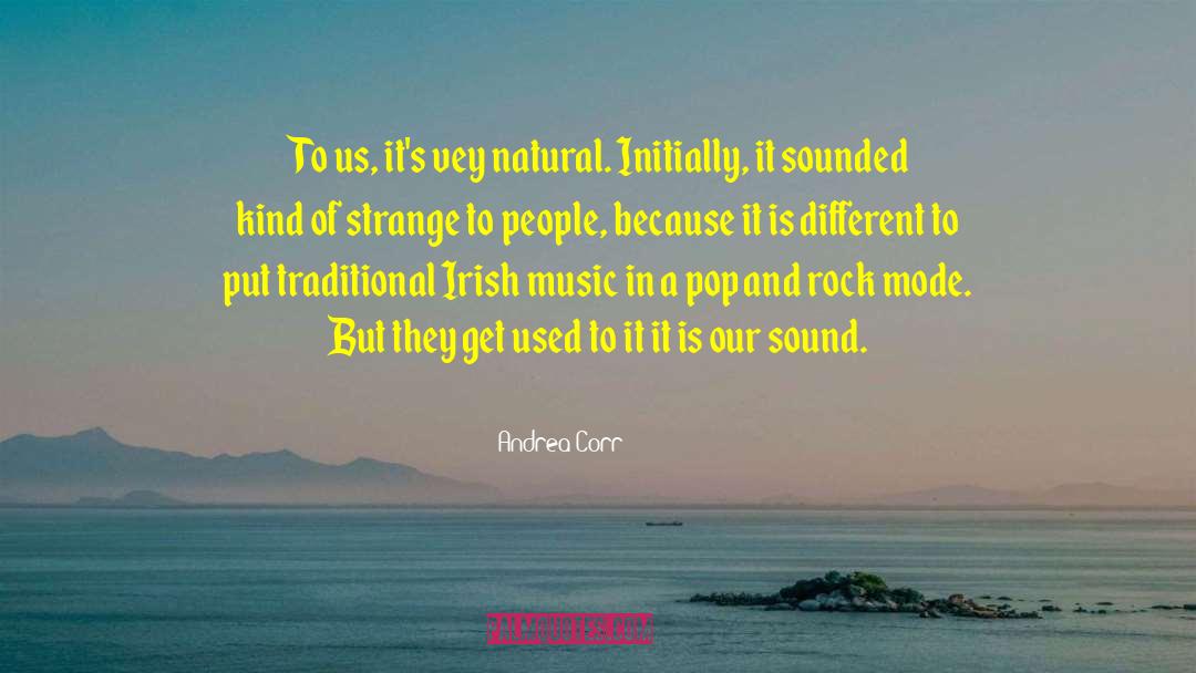 Irish Music quotes by Andrea Corr