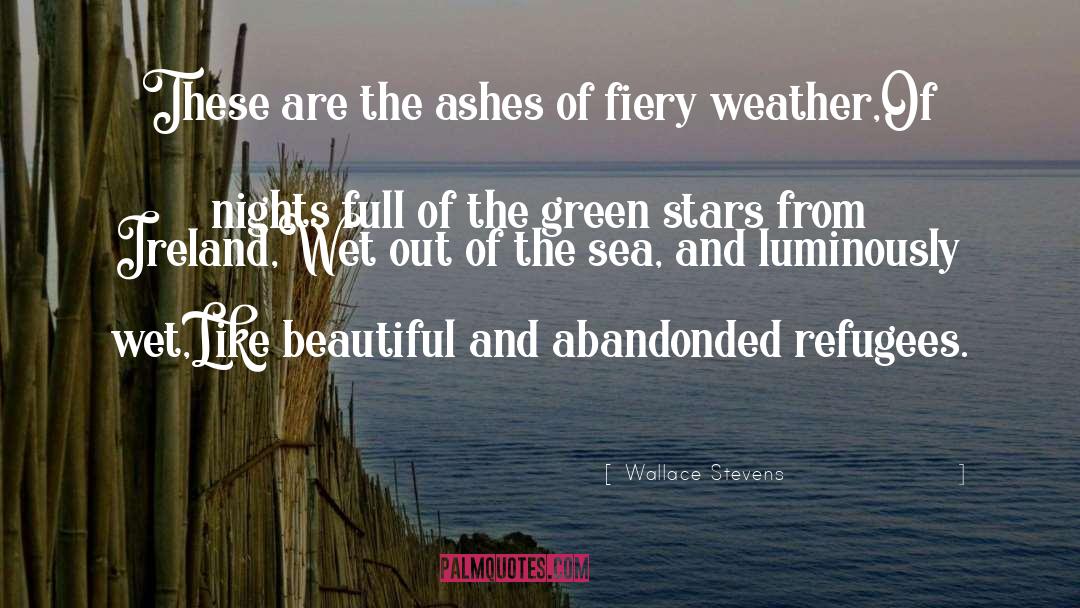 Irish Poem quotes by Wallace Stevens