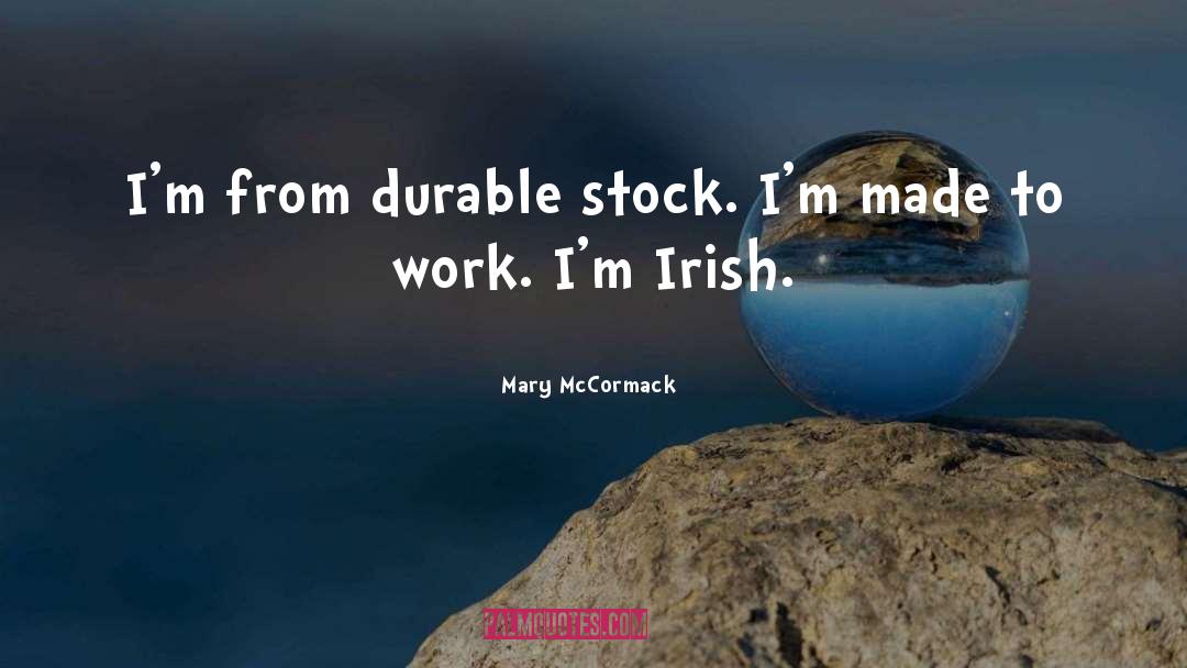 Irish Poet quotes by Mary McCormack