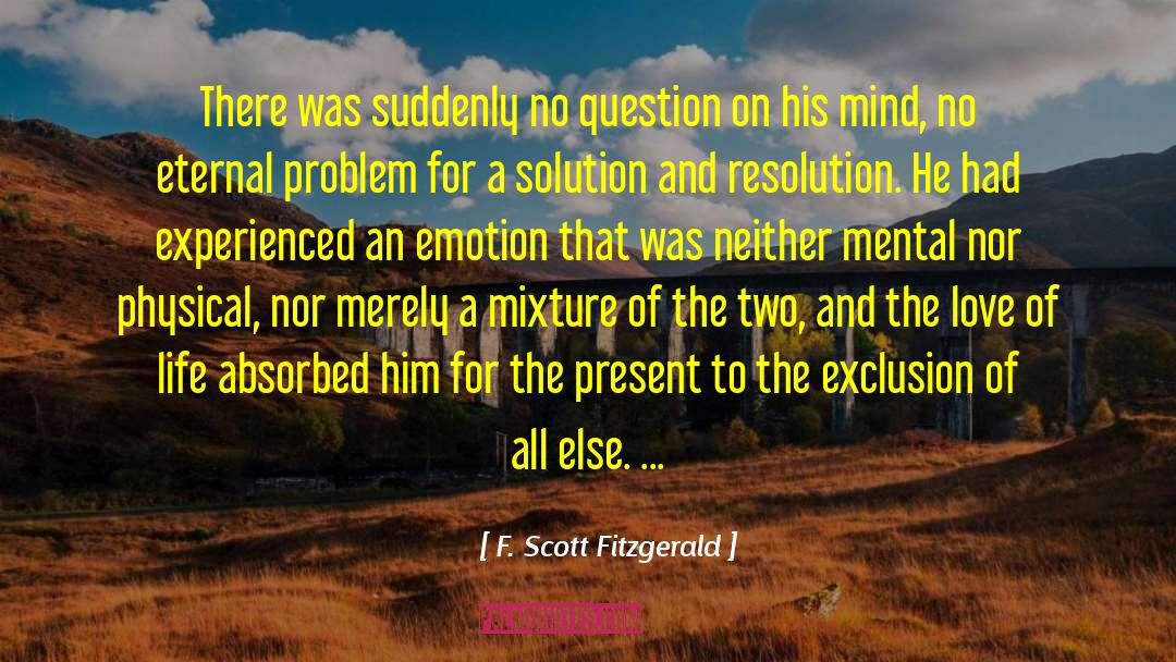 Irish Question quotes by F. Scott Fitzgerald