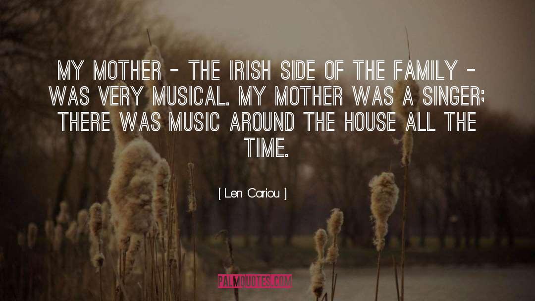 Irish quotes by Len Cariou