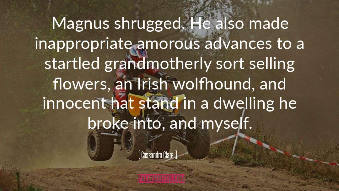 Irish Ulsterman Fighter quotes by Cassandra Clare