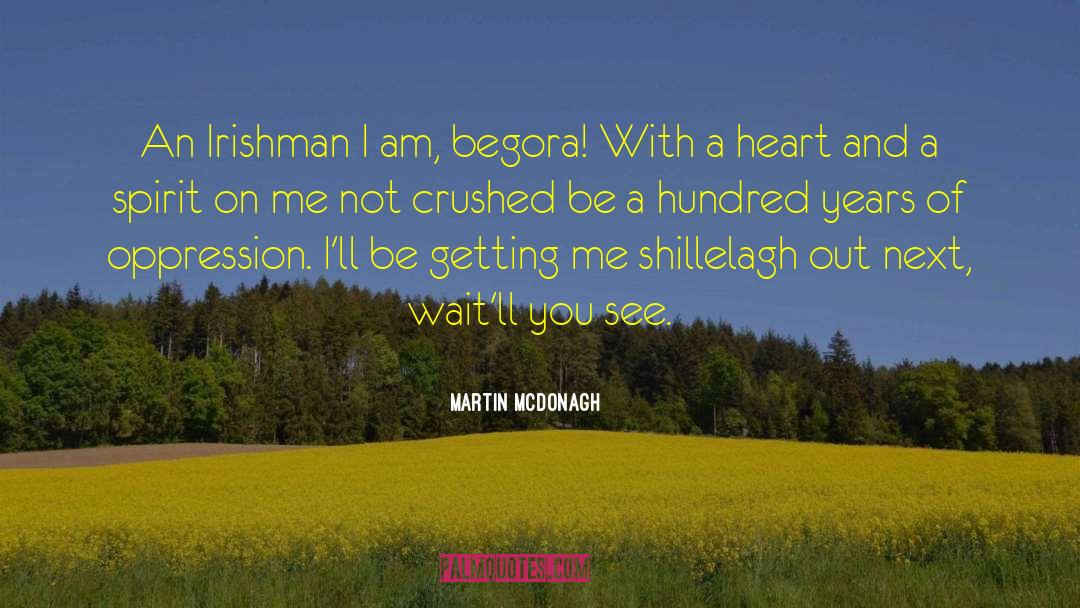 Irishman quotes by Martin McDonagh