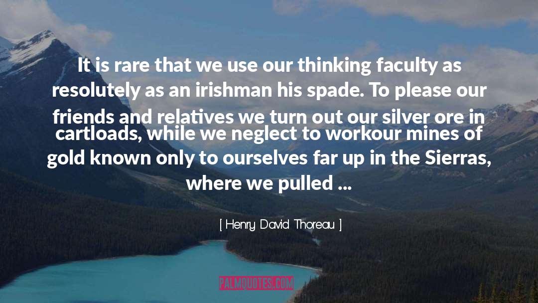 Irishman quotes by Henry David Thoreau