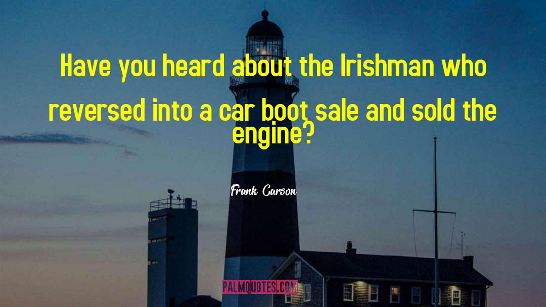 Irishman quotes by Frank Carson