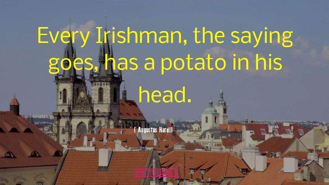 Irishmen quotes by Augustus Hare