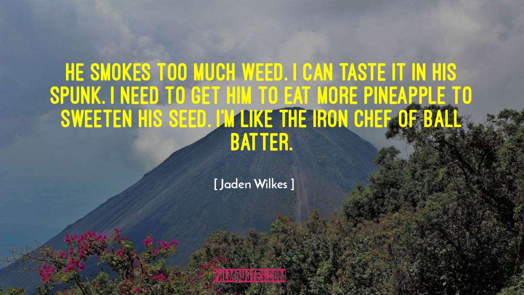 Iron Chef quotes by Jaden Wilkes