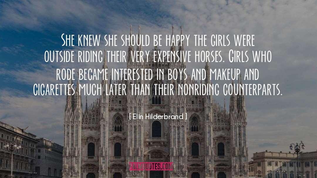 Iron Horses Outside Townsend quotes by Elin Hilderbrand