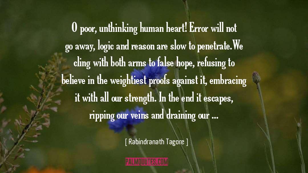 Iron Logic quotes by Rabindranath Tagore