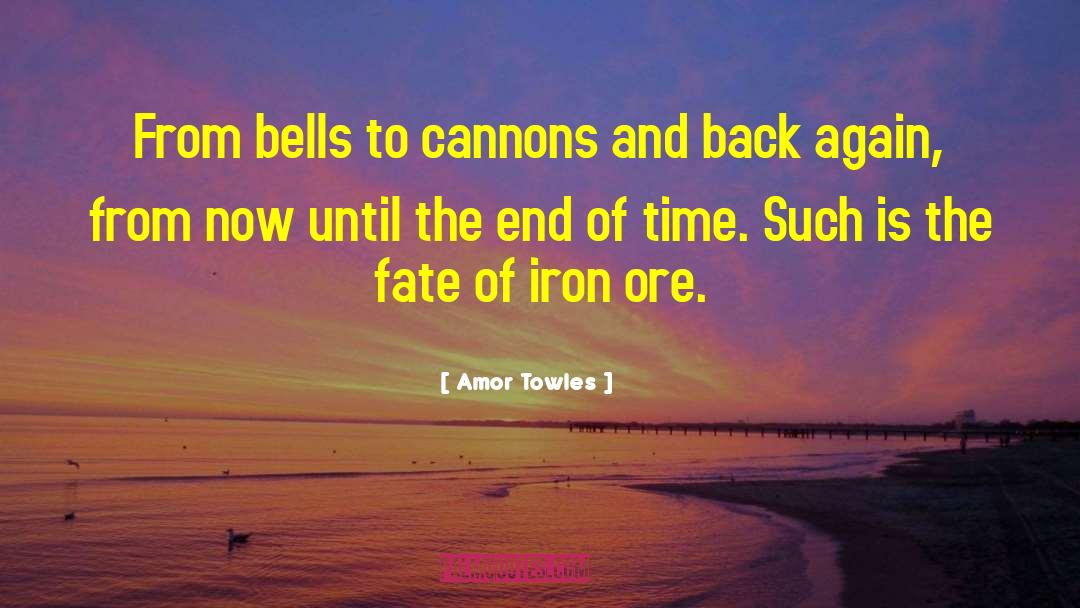 Iron Ore Price quotes by Amor Towles