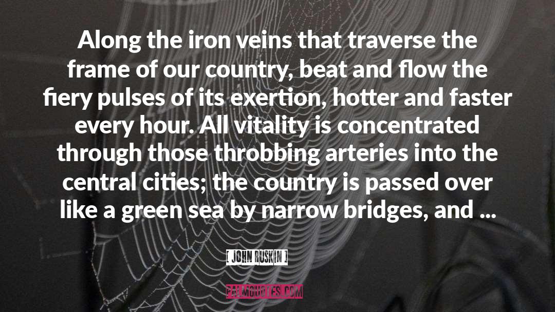 Iron quotes by John Ruskin