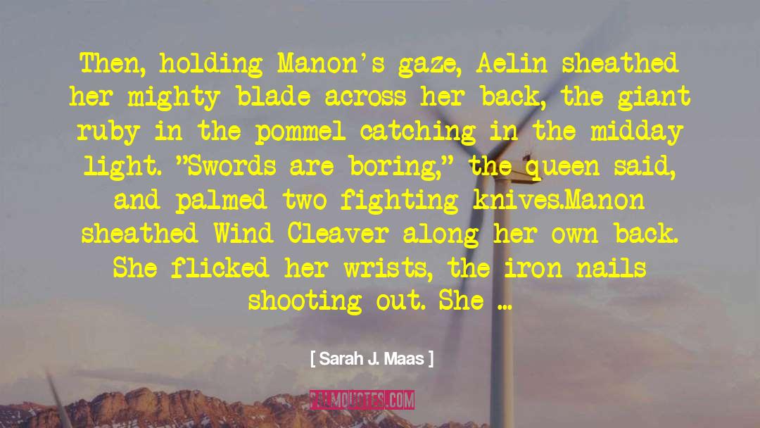 Iron Teeth Country quotes by Sarah J. Maas