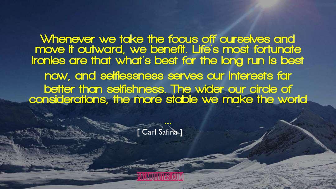 Ironies quotes by Carl Safina