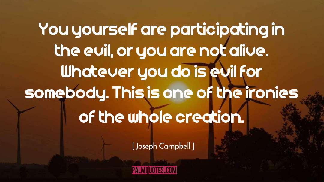 Irony quotes by Joseph Campbell