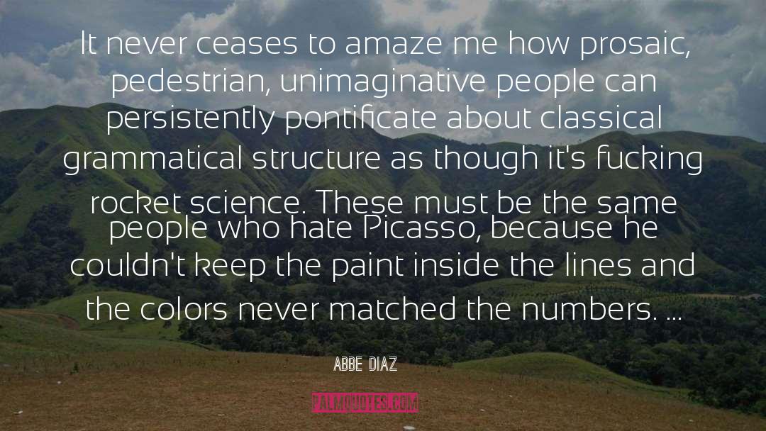 Irrational Numbers quotes by Abbe Diaz
