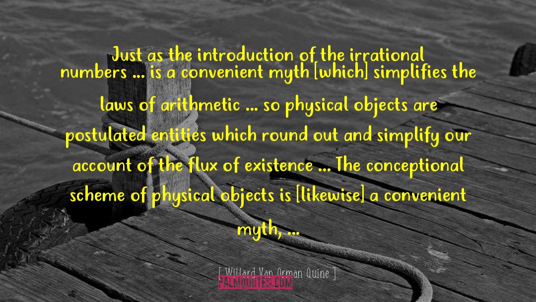 Irrational Numbers quotes by Willard Van Orman Quine