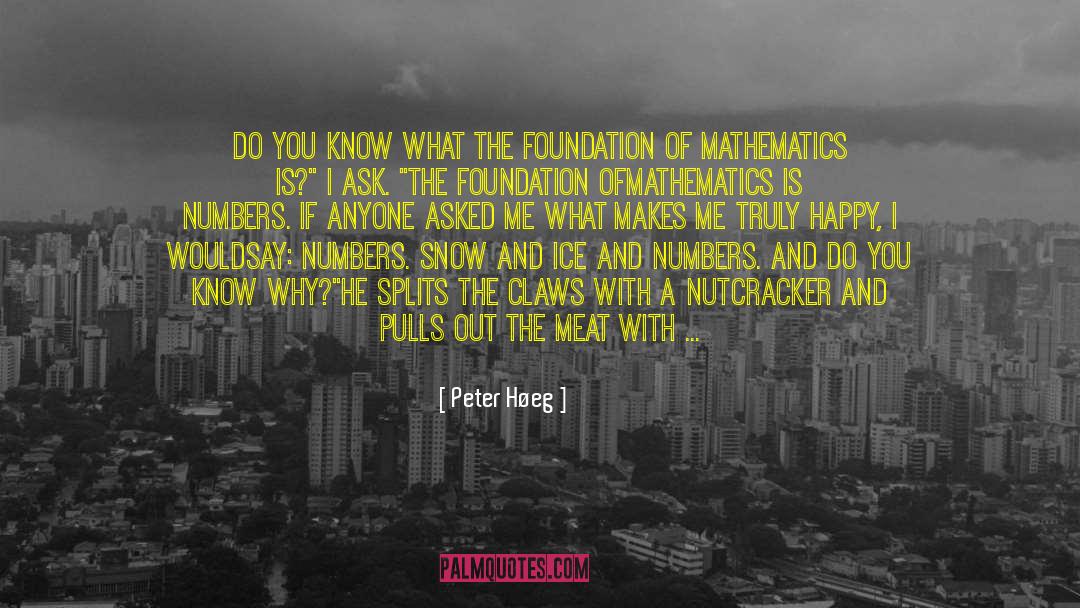 Irrational Numbers quotes by Peter Høeg