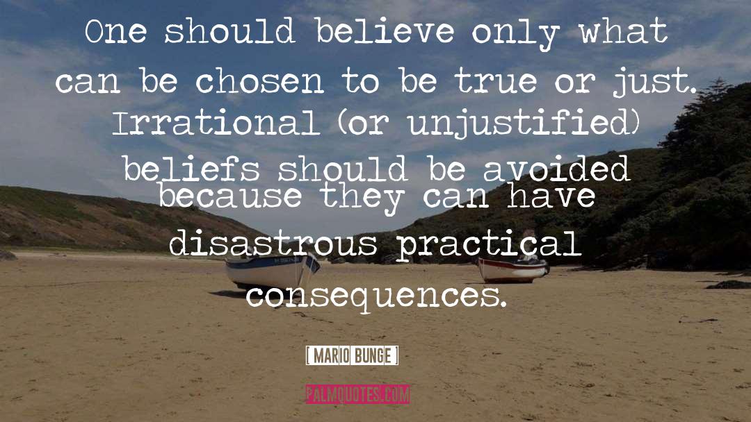 Irrational quotes by Mario Bunge