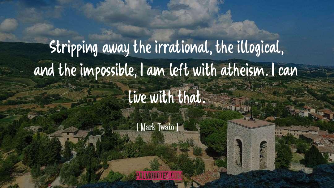 Irrational quotes by Mark Twain