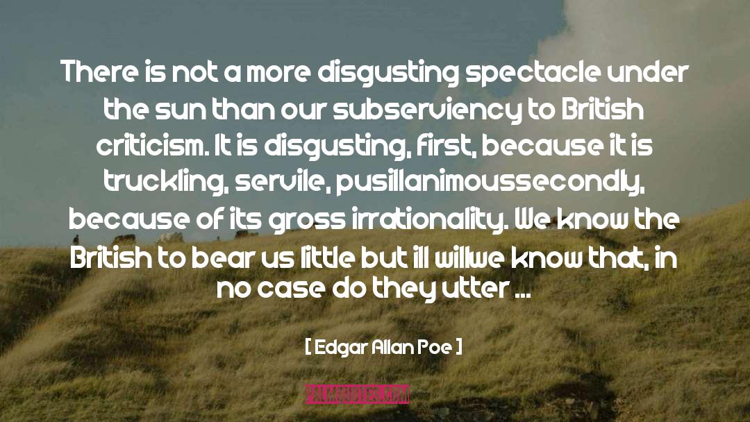 Irrationality quotes by Edgar Allan Poe