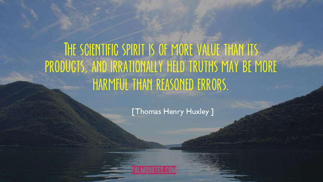 Irrationally quotes by Thomas Henry Huxley