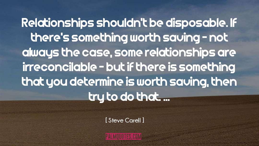 Irreconcilable quotes by Steve Carell