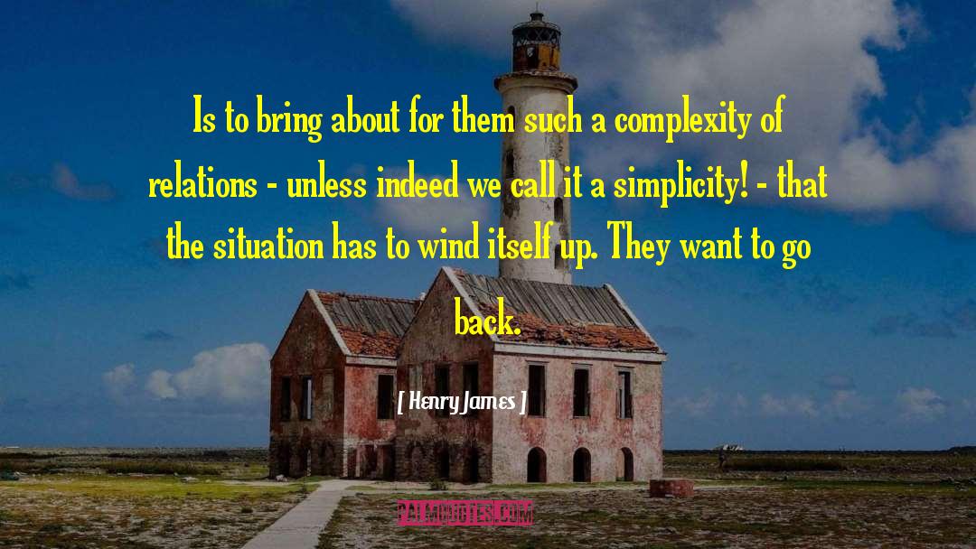 Irreducible Complexity quotes by Henry James