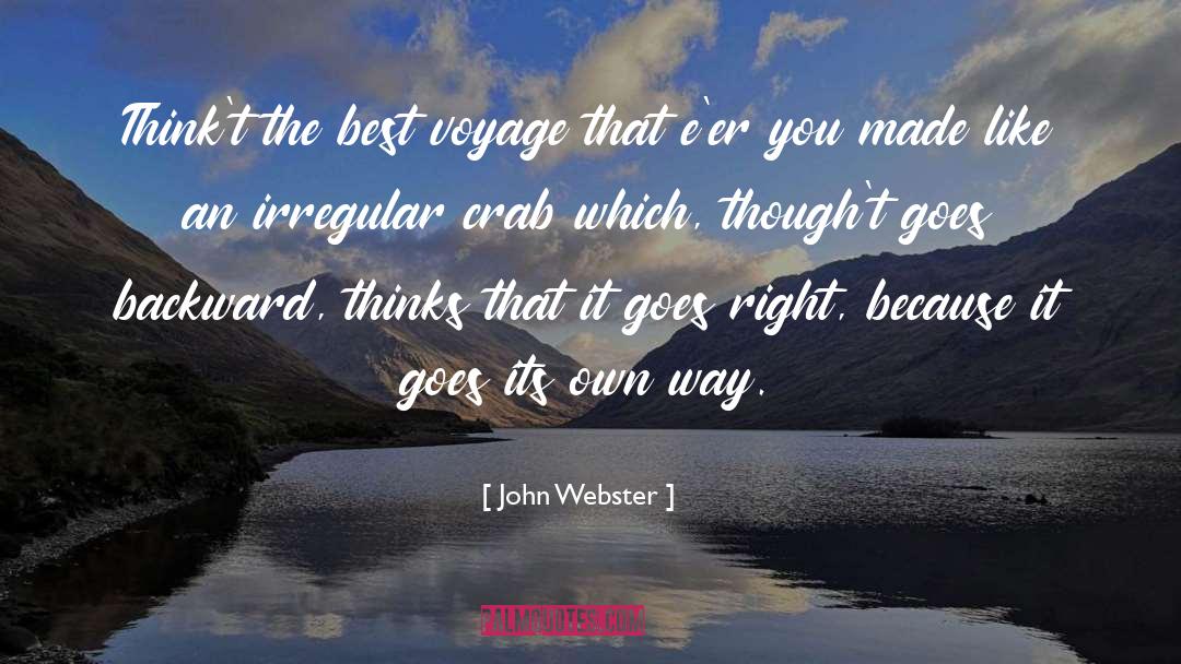 Irregular quotes by John Webster