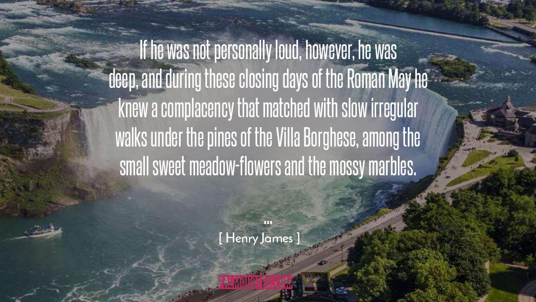 Irregular quotes by Henry James