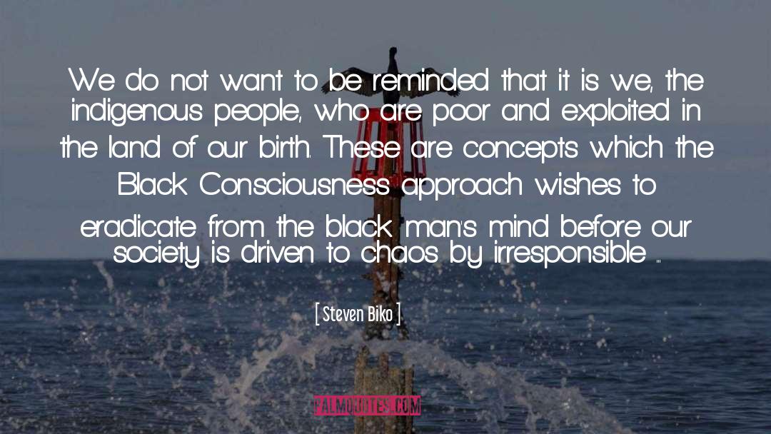 Irresponsible quotes by Steven Biko
