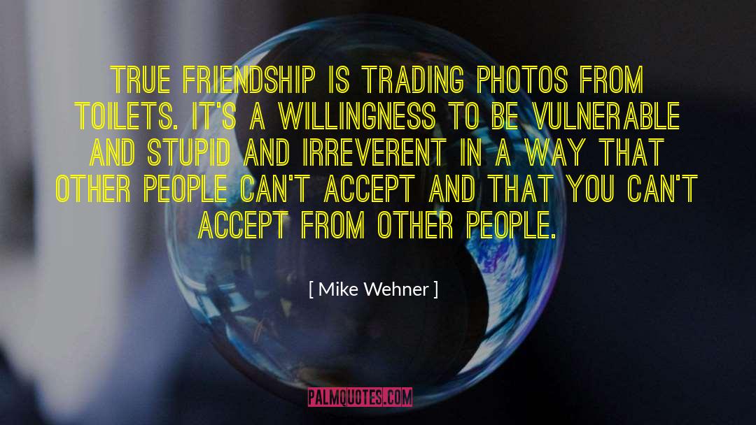 Irreverent Friendship quotes by Mike Wehner