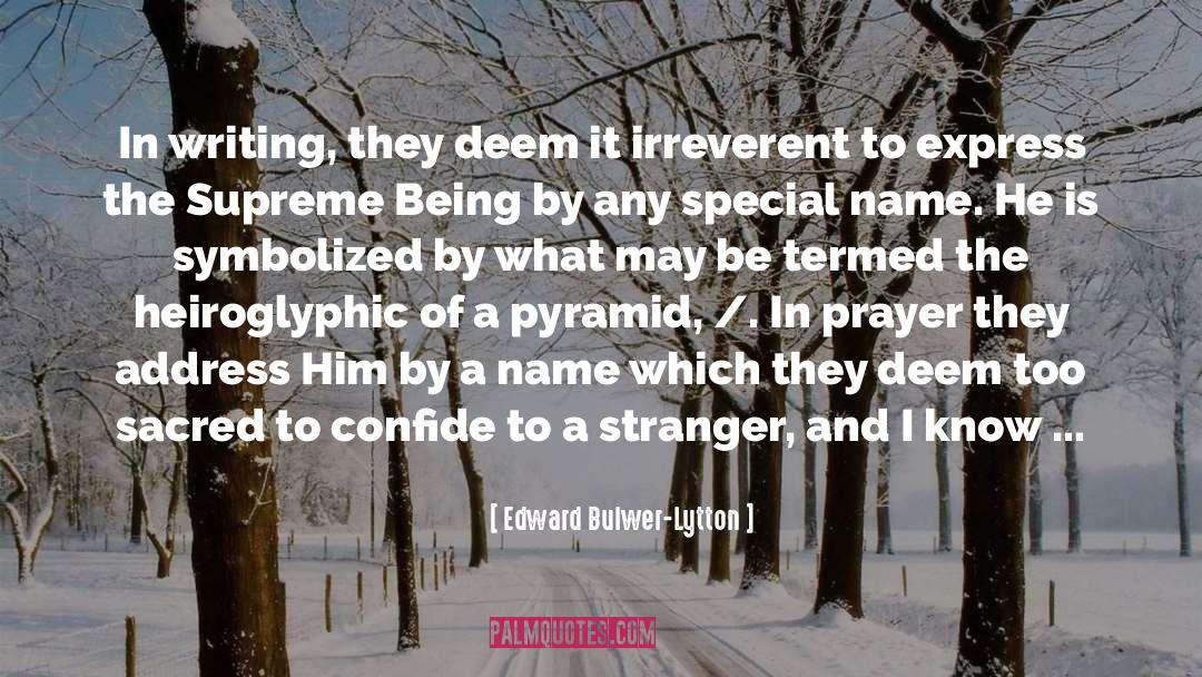 Irreverent quotes by Edward Bulwer-Lytton