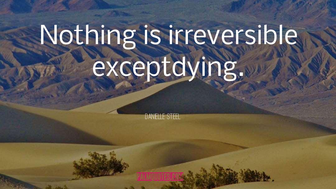 Irreversible quotes by Danielle Steel