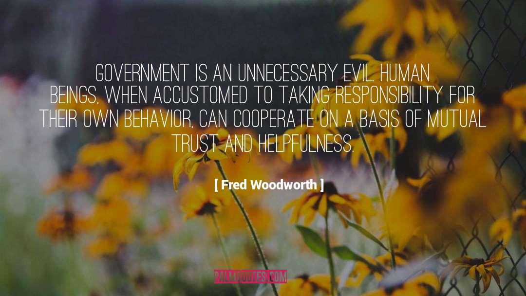 Irritating Behavior quotes by Fred Woodworth