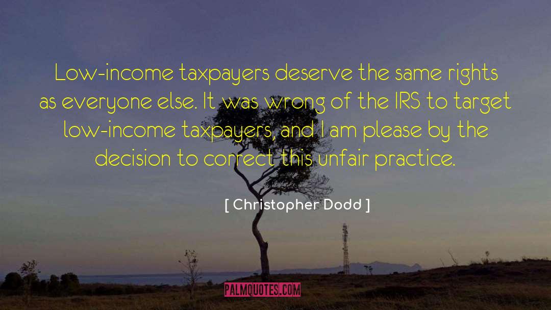 Irs Llc quotes by Christopher Dodd