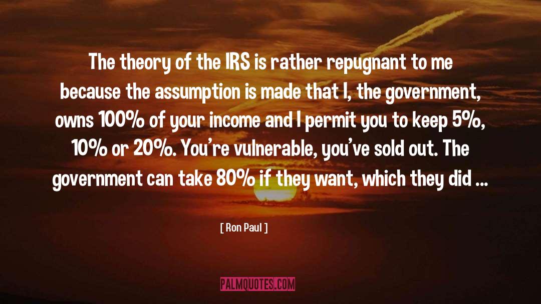 Irs Llc quotes by Ron Paul