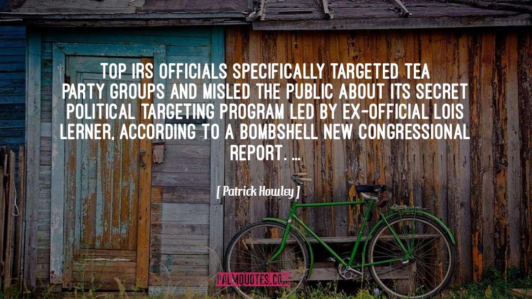 Irs quotes by Patrick Howley