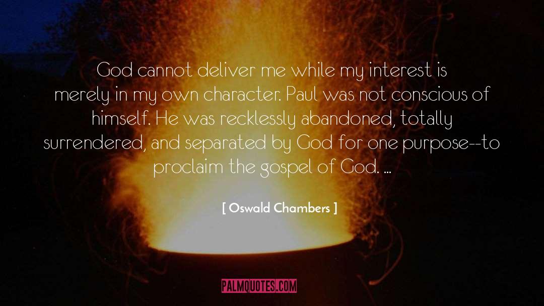 Is Character Important quotes by Oswald Chambers