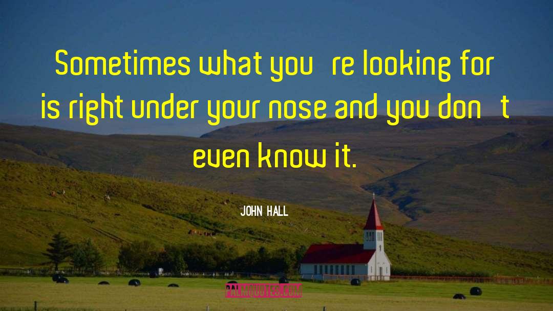 Is He Or Isn T He quotes by John Hall