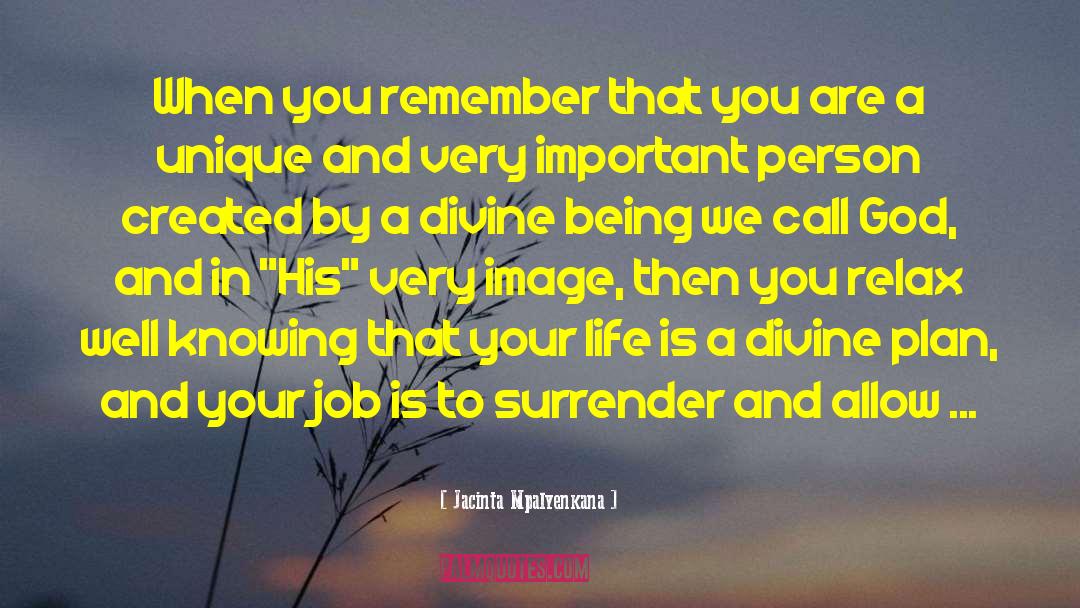 Is In Divine Order quotes by Jacinta Mpalyenkana