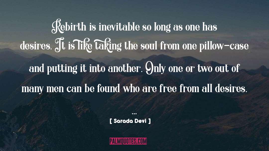Is Inevitable quotes by Sarada Devi