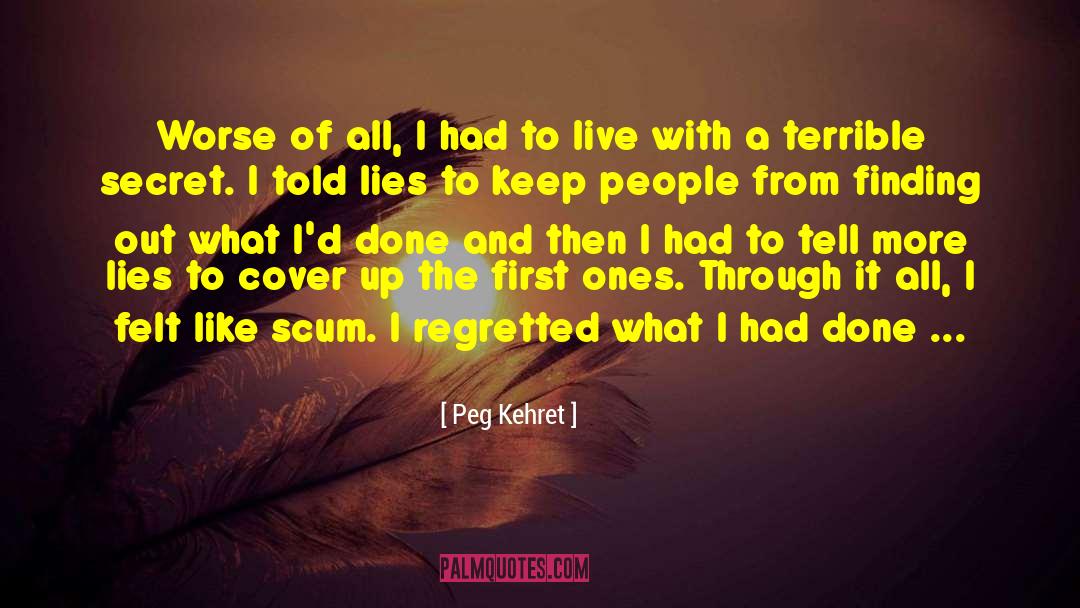 Is It Too Late quotes by Peg Kehret