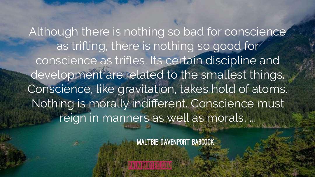 Is Morally quotes by Maltbie Davenport Babcock