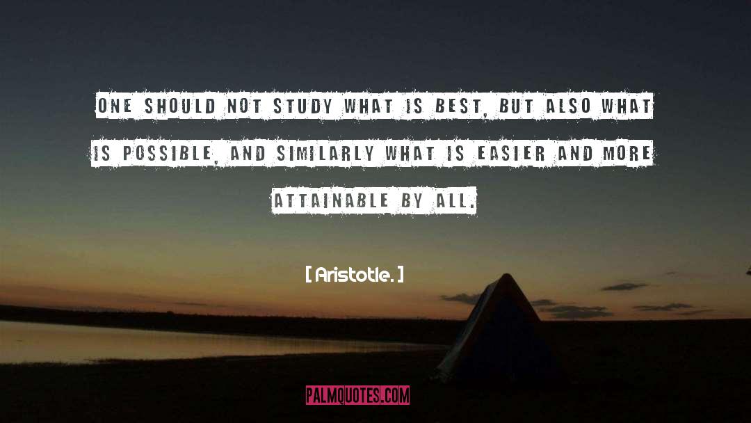 Is Possible quotes by Aristotle.