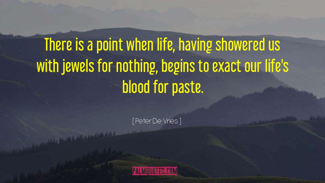 Is There A Point To Life quotes by Peter De Vries