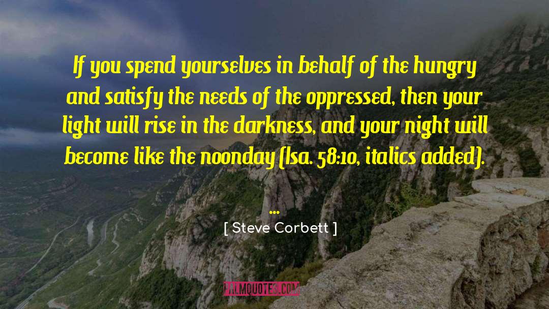 Isa quotes by Steve Corbett