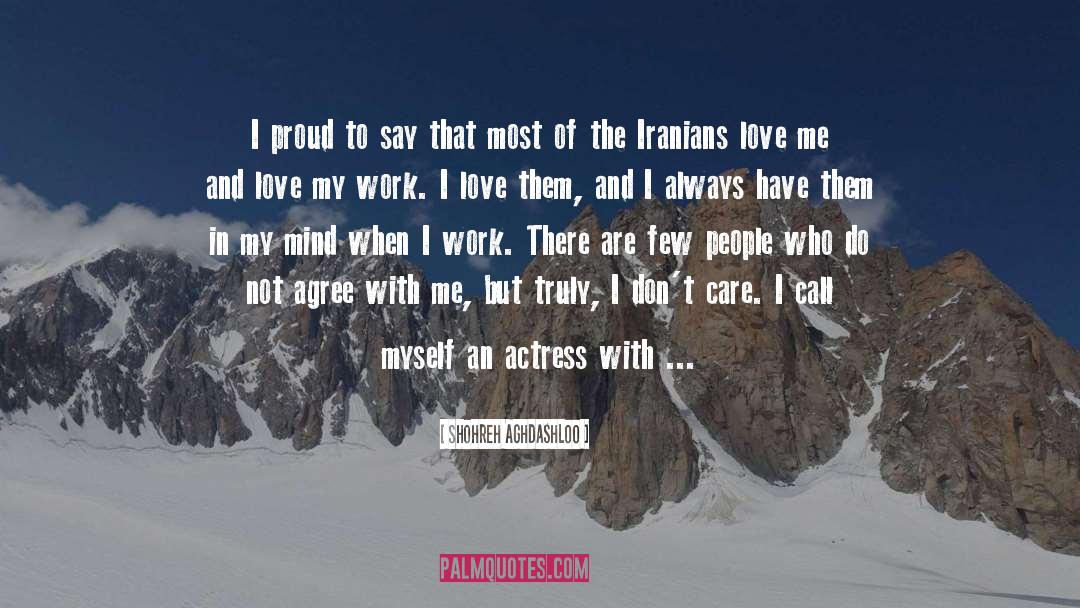 Isabelita Actress quotes by Shohreh Aghdashloo