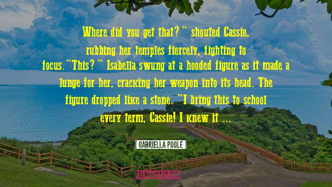 Isabella quotes by Gabriella Poole