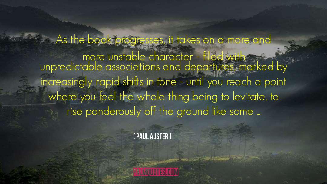 Isersons Rapid quotes by Paul Auster