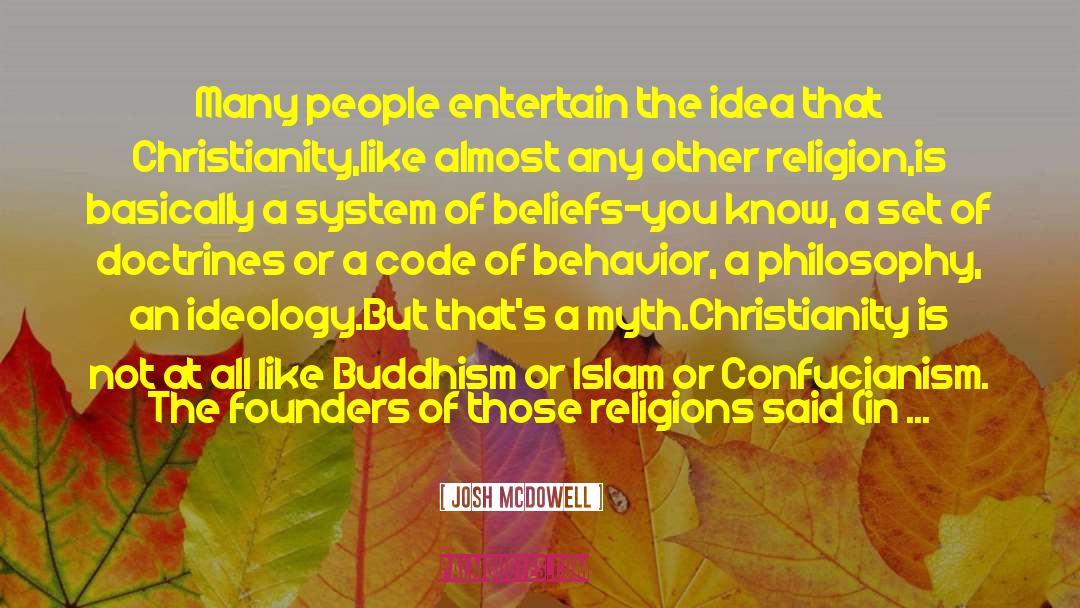 Islam Convert quotes by Josh McDowell